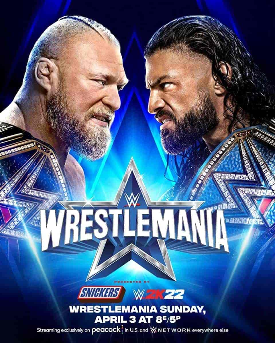 عرض رسلمينيا WWE WrestleMania 38 Night 2 2022 مترجم