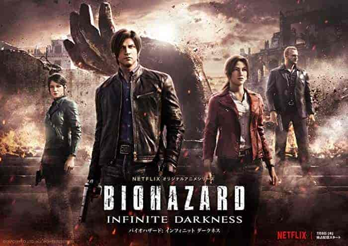 انمي Resident Evil: Infinite Darkness مترجمة